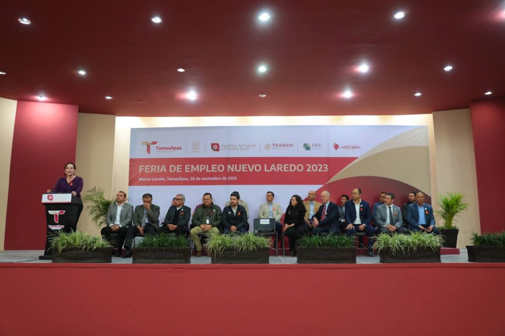 Colaboran estado y municipio para ofertar más de 3 mil 500 vacantes en Feria De Empleo Nuevo Laredo 2023