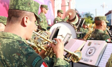 Invita SEDENA a presentación de banda de música