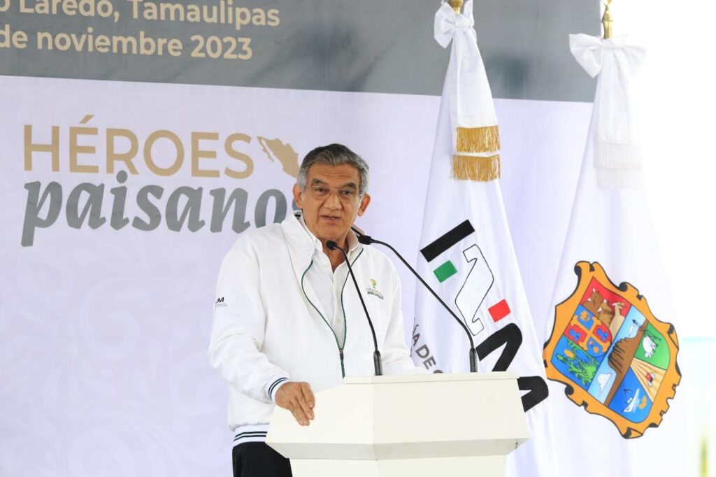 Ponen en marcha gobernador y comisionado del INM, Operativo Héroes Paisanos 2023 en Tamaulipas