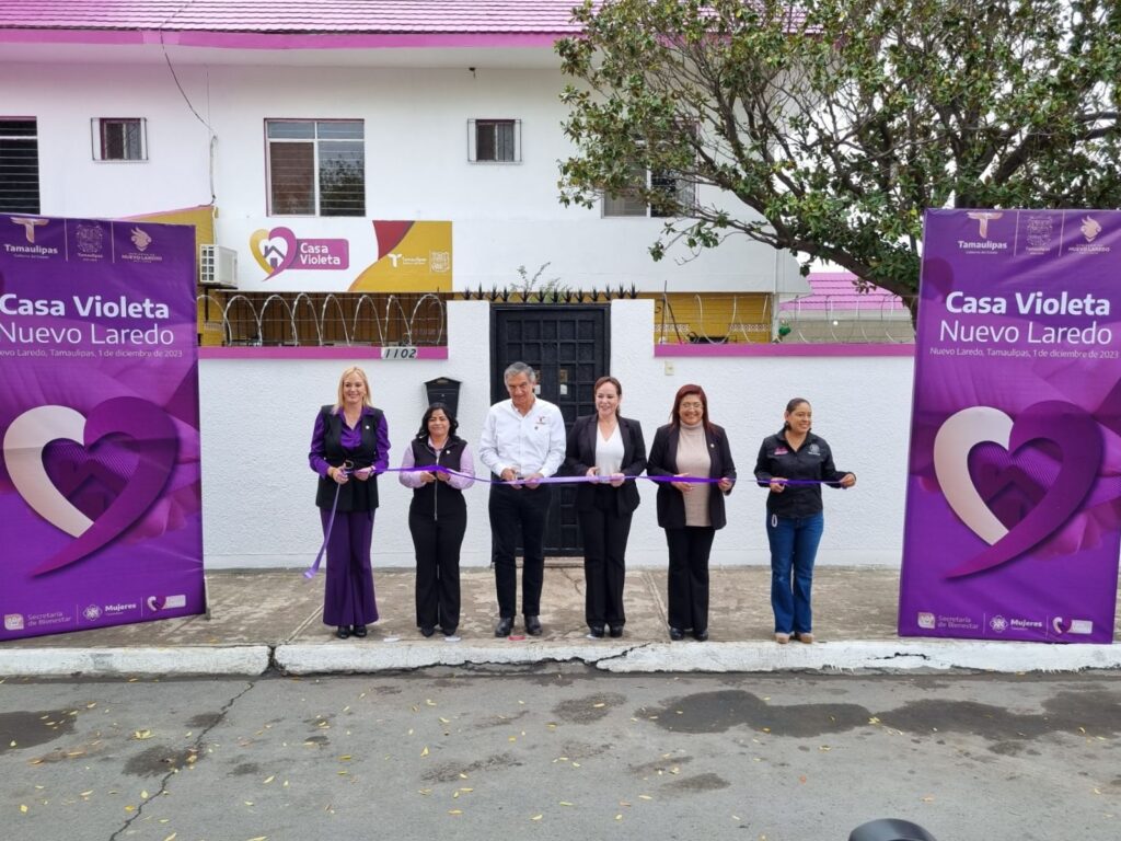 Apertura Américo tercera Casa Violeta en Tamaulipas