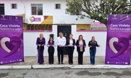 Apertura Américo tercera Casa Violeta en Tamaulipas