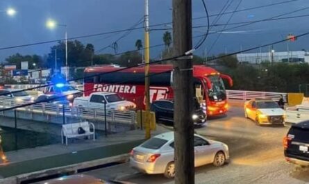 Ola de asaltos persiste en Reynosa: cuarto autobús asaltado tras salir de la central