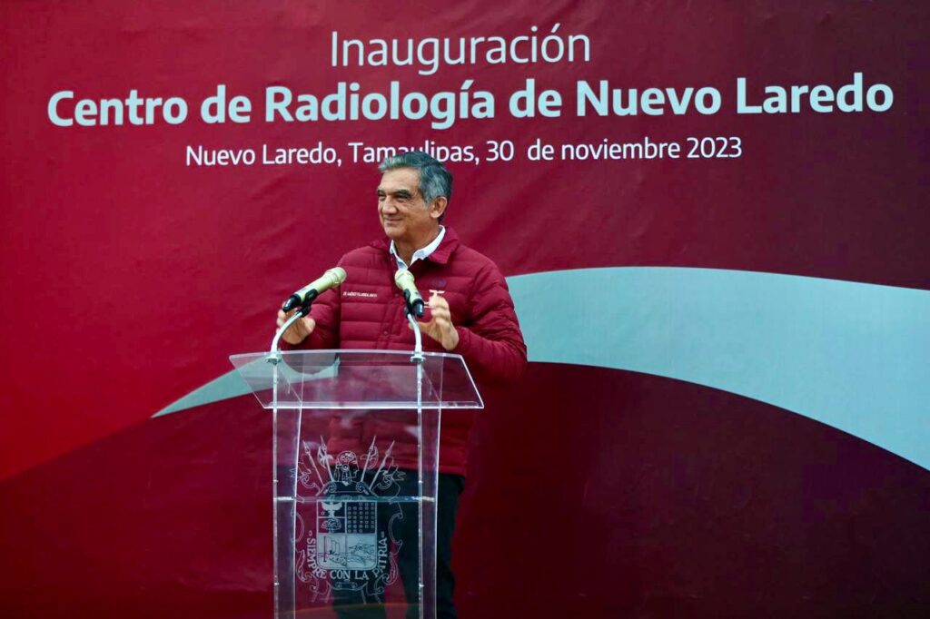 Inaugura Américo Centro de Radiología y supervisa hospitales en Nuevo Laredo