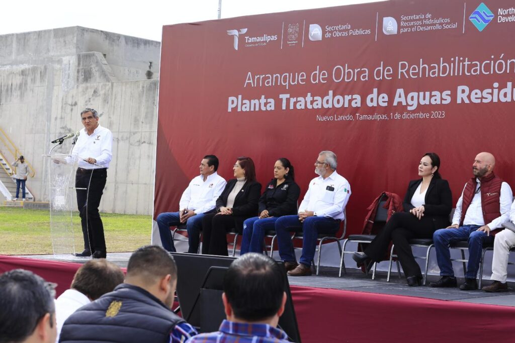 Inicia gobernador rehabilitación de Planta Tratadora de Aguas en Nuevo Laredo