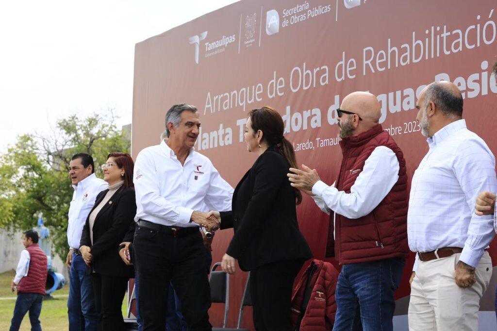 Inicia gobernador rehabilitación de Planta Tratadora de Aguas en Nuevo Laredo