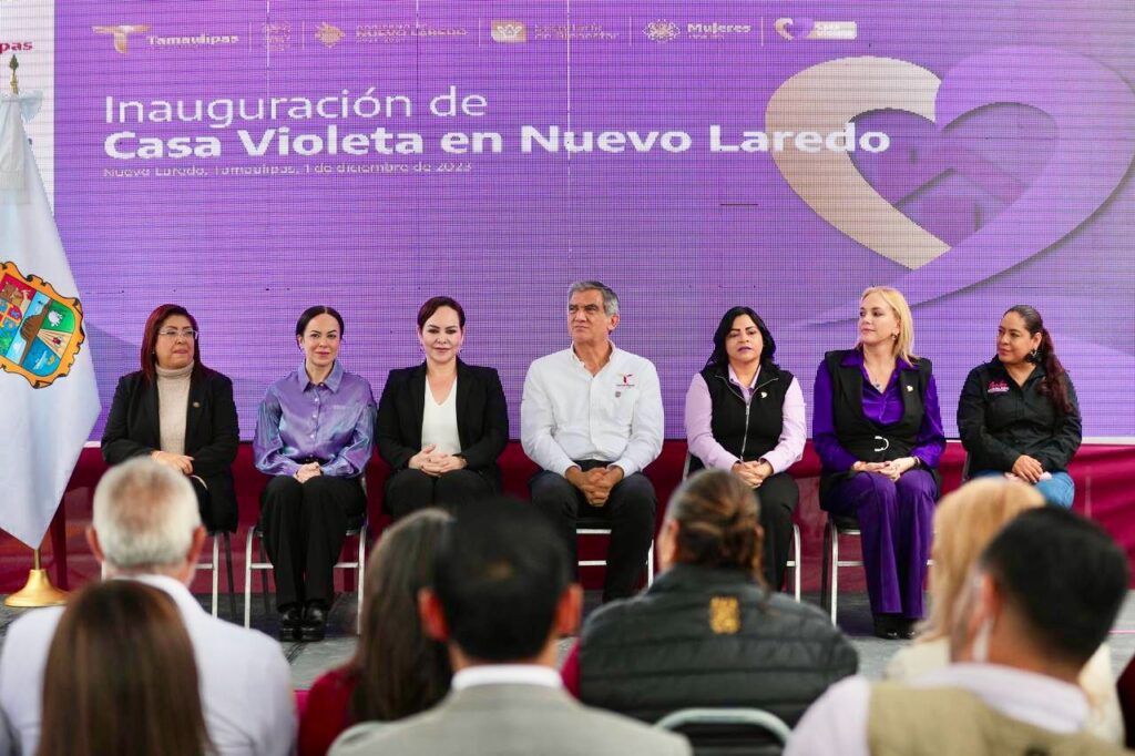 Apertura Américo tercera Casa Violeta en Tamaulipas