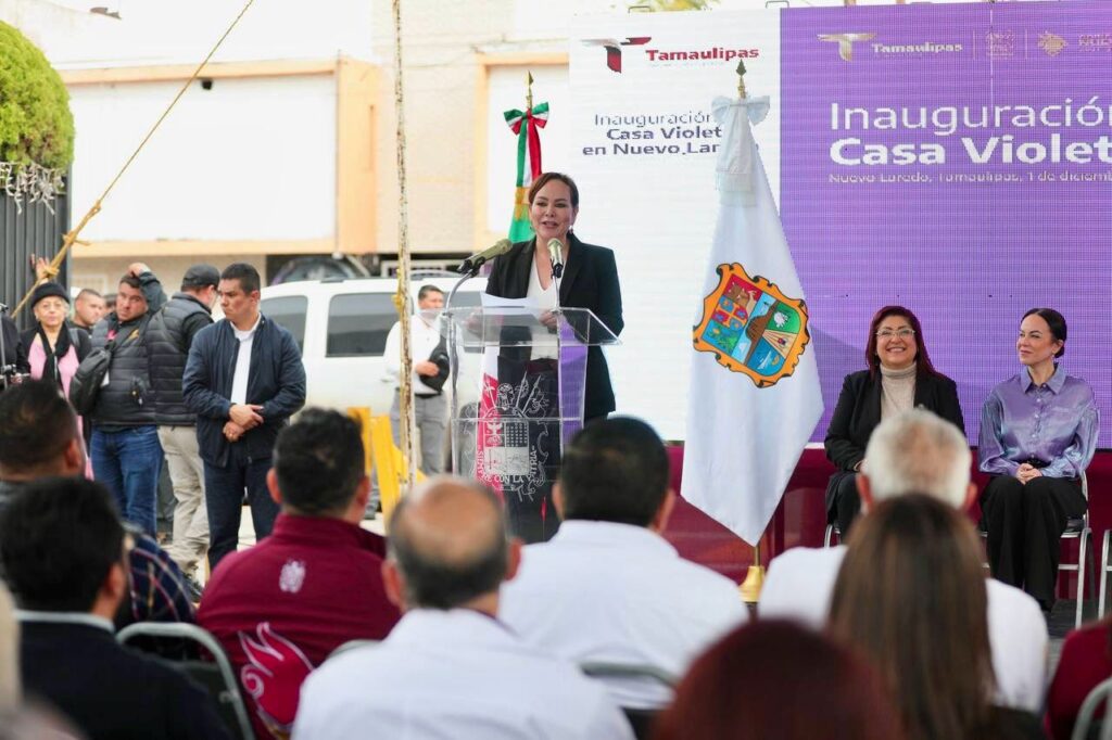 Apertura Américo tercera Casa Violeta en Tamaulipas