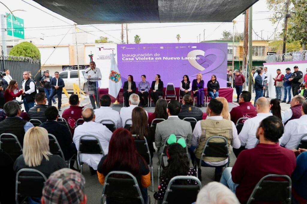 Apertura Américo tercera Casa Violeta en Tamaulipas