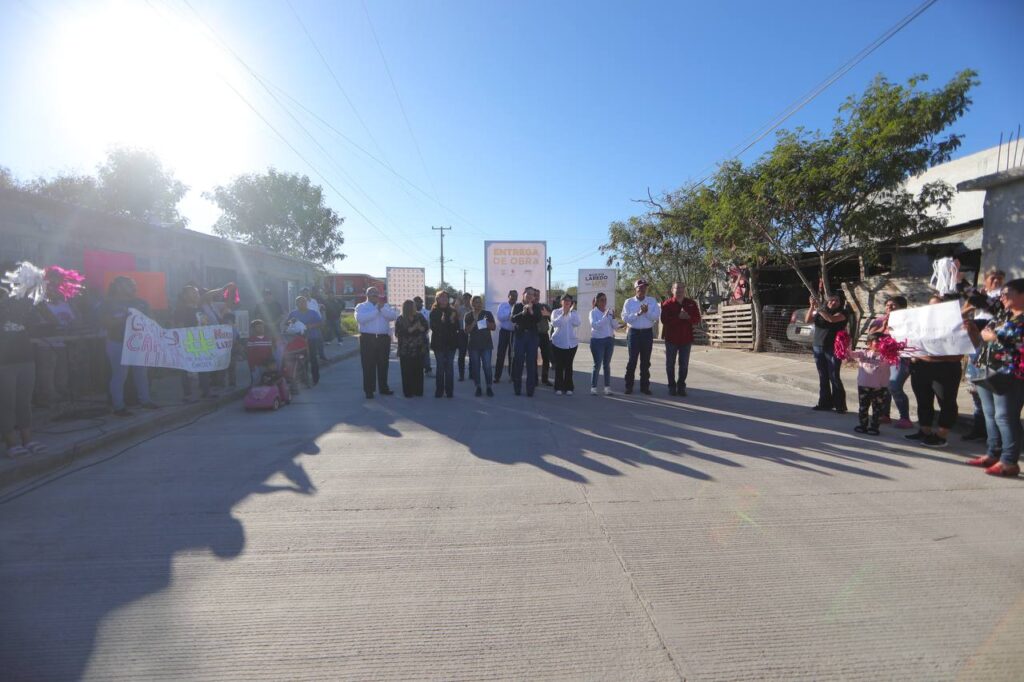 Entrega Gobierno de Nuevo Laredo obras de transformación en la colonia Francisco Villa