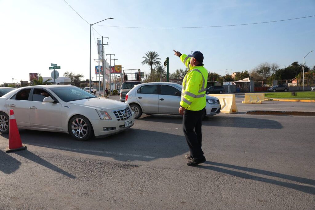 Reactiva Gobierno de Nuevo Laredo carril de tránsito local por inicio de vacaciones decembrinas