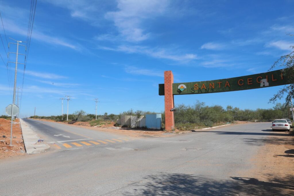 Avanza eje vial Santa Cecilia para conectar colonias al sur de Nuevo Laredo