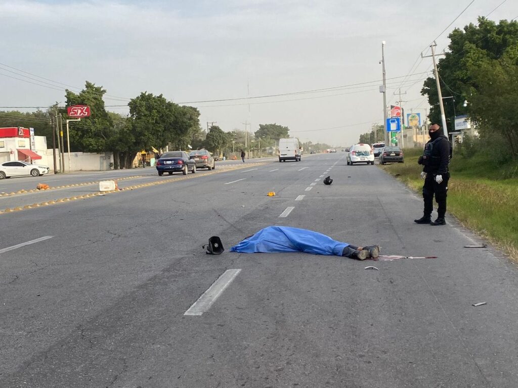 Repartidor de tortillas fallece atropellado en la carretera Victoria-Monterrey