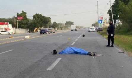 Repartidor de tortillas fallece atropellado en la carretera Victoria-Monterrey