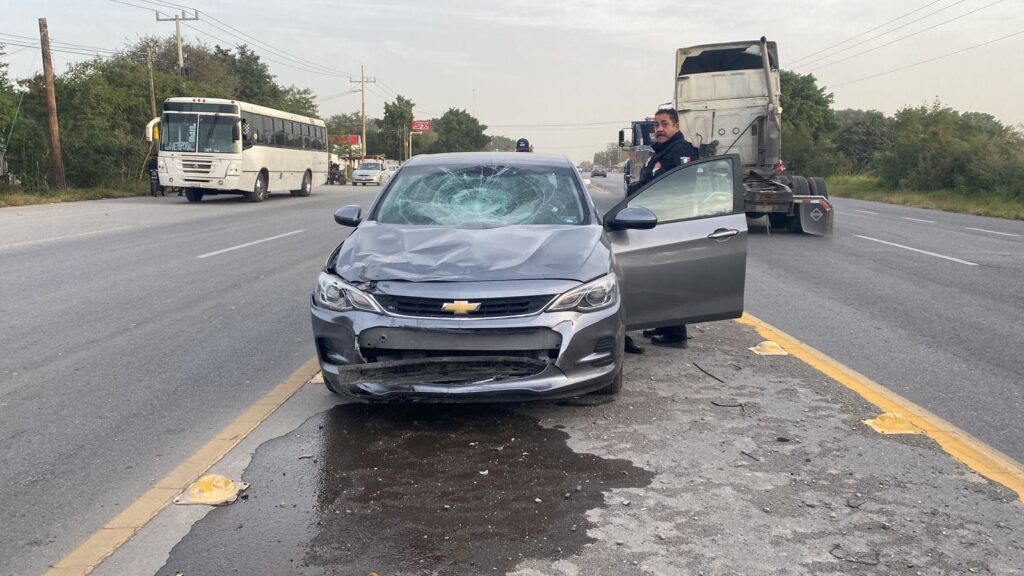 Repartidor de tortillas fallece atropellado en la carretera Victoria-Monterrey