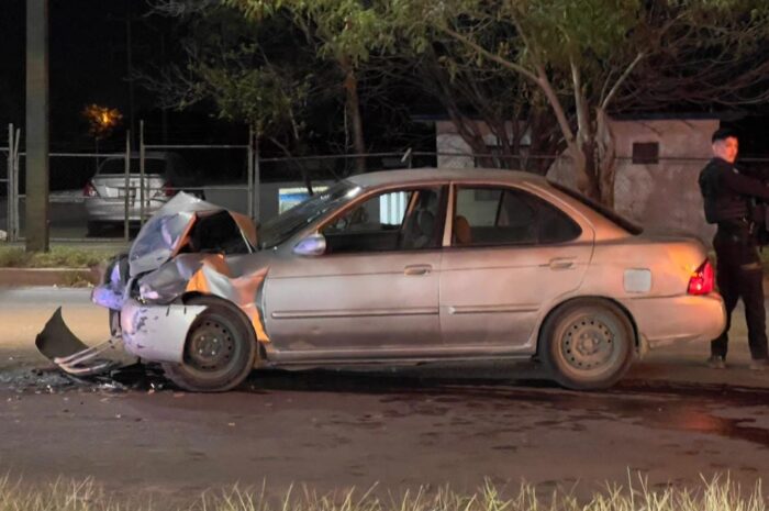 Conductor ebrio protagoniza violento choque, intenta huir pero es detenido en Victoria