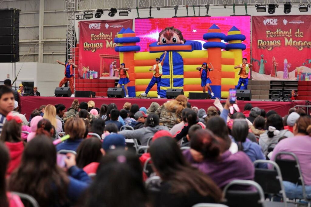 Celebran miles de familias Día De Reyes con festival del Gobierno Municipal y DIF Nuevo Laredo