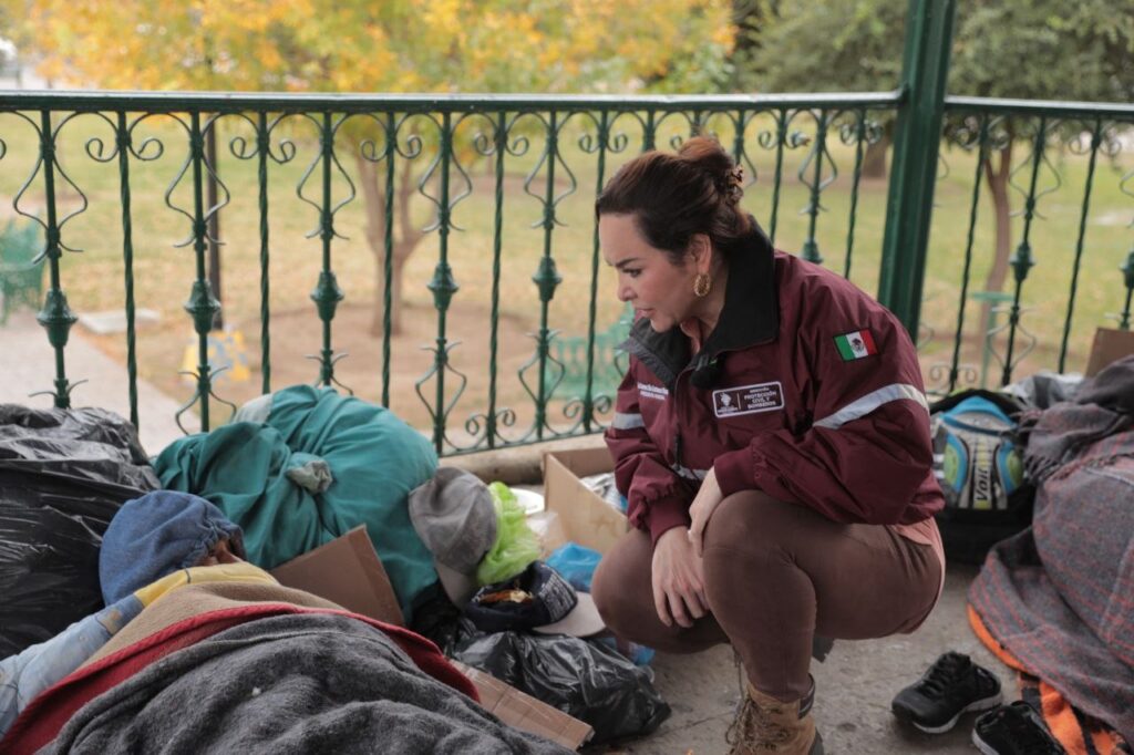 Da alcaldesa Carmen Lilia Canturosas arranque a operativo carrusel por bajas temperaturas