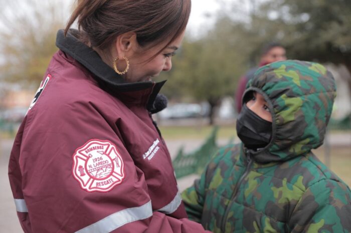 Da alcaldesa Carmen Lilia Canturosas arranque a operativo carrusel por bajas temperaturas