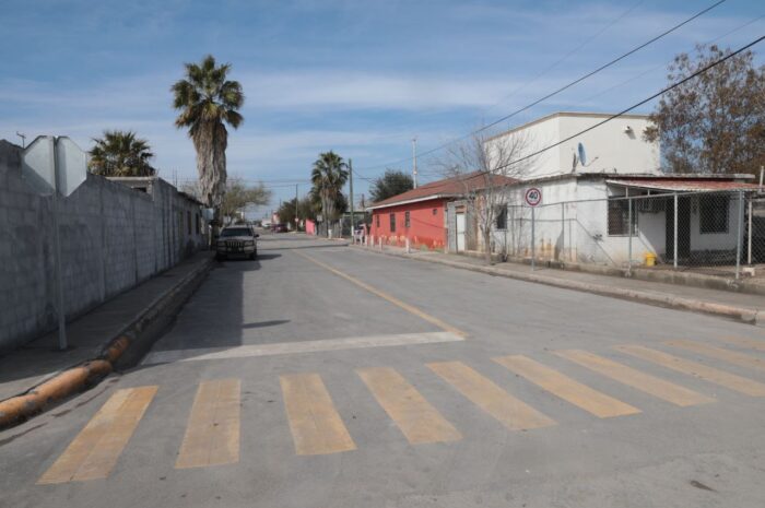 Entrega alcaldesa Carmen Lilia Canturosas obras de infraestructura vial al poniente de Nuevo Laredo