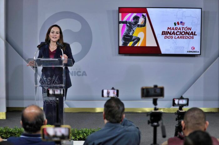 Invita alcaldesa Carmen Lilia Canturosas a inscribirse a primer Maratón Binacional