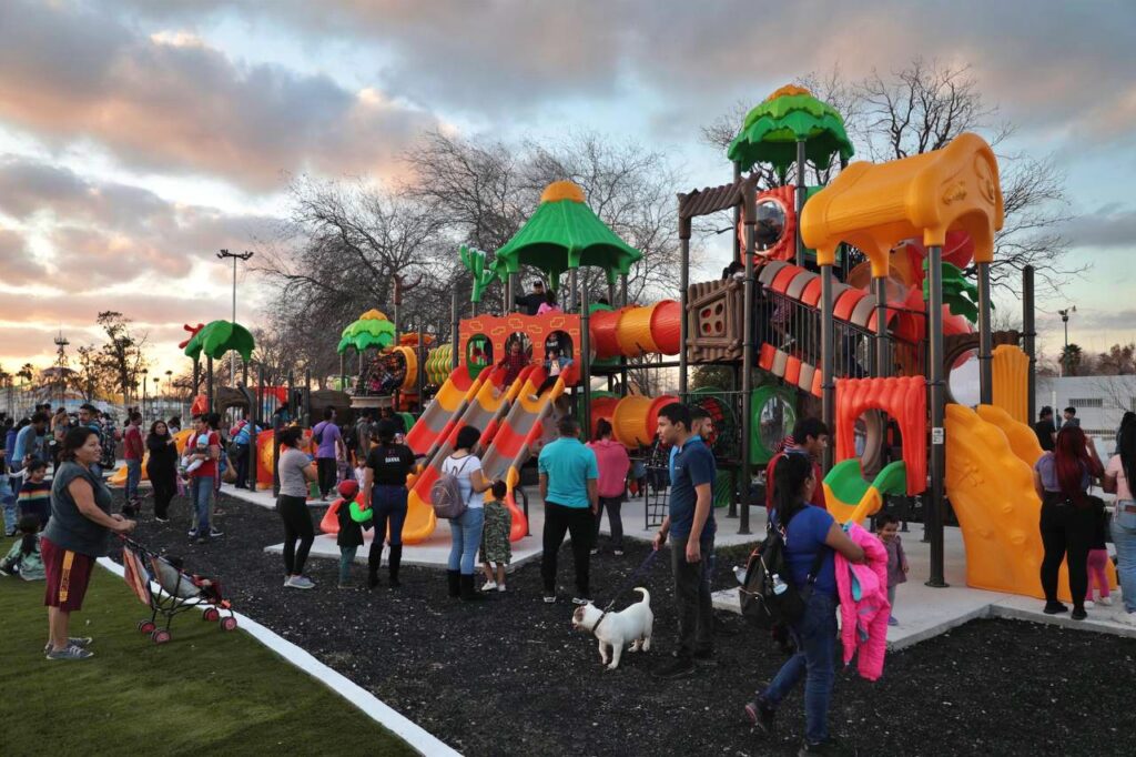 Transformación del Parque Mendoza es una realidad; inaugura alcaldesa Carmen Lilia Canturosas renovado espacio