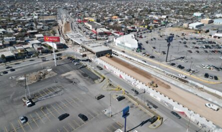 Avanza construcción del Puente Calzada de los Héroes en Nuevo Laredo