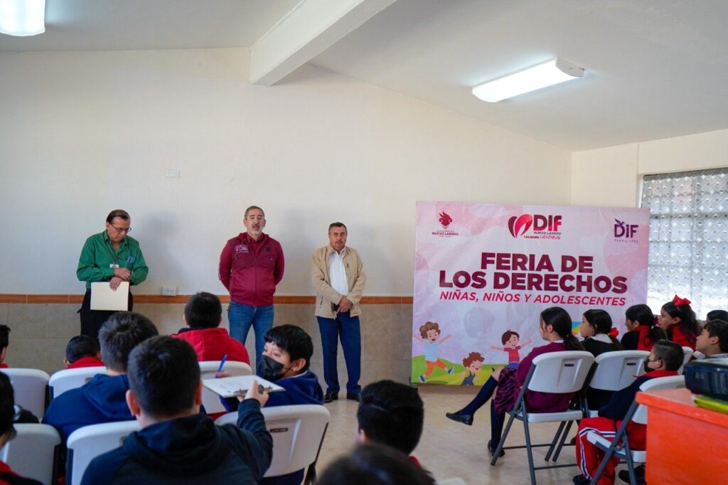 Lleva DIF Nuevo Laredo Feria de los Derechos a estudiantes de nivel básico