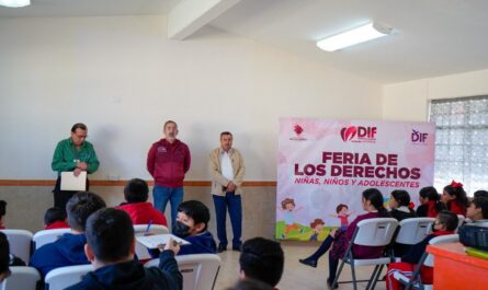 Lleva DIF Nuevo Laredo Feria de los Derechos a estudiantes de nivel básico