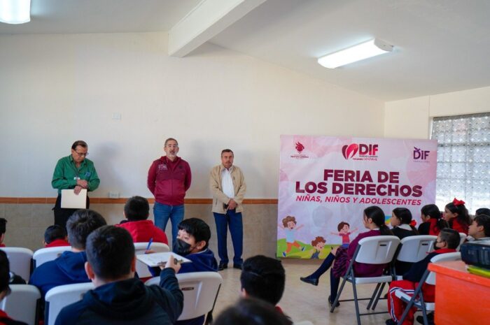 Lleva DIF Nuevo Laredo Feria de los Derechos a estudiantes de nivel básico