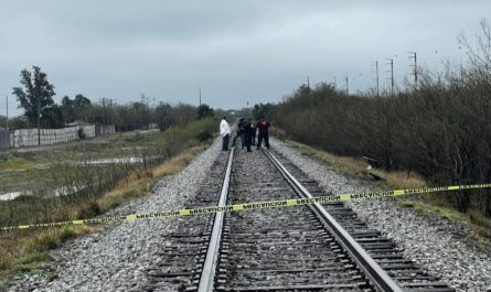 Hallan el cadáver de un hombre en las vías del tren en Reynosa