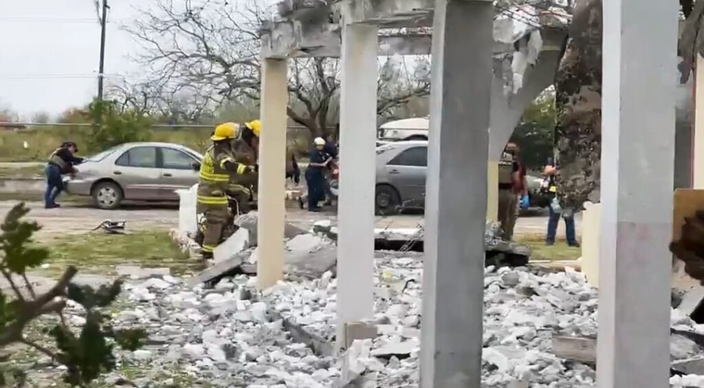 Hombre fallece tras ser aplastado por losa en Matamoros