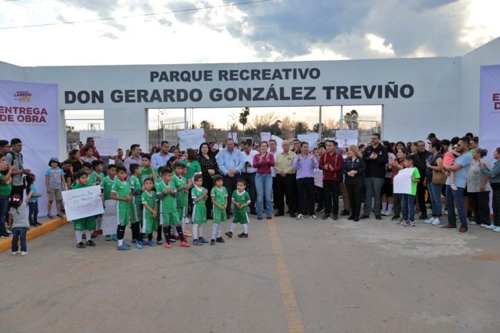 La transformación avanza; entrega Carmen Lilia Canturosas rehabilitación de área deportiva y recreativa del Laguito