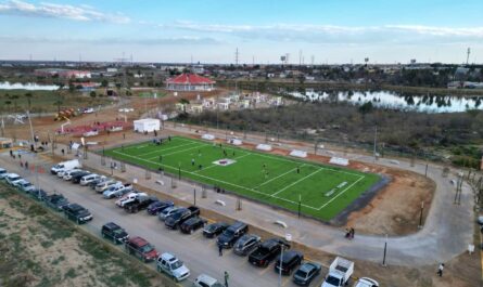 La transformación avanza; entrega Carmen Lilia Canturosas rehabilitación de área deportiva y recreativa del Laguito