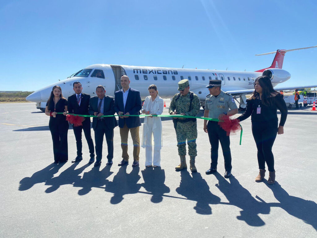 Aterriza en Nuevo Laredo Mexicana de Aviación; mejora la conectividad de la ciudad con el centro del país