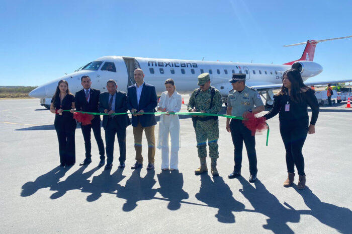 Aterriza en Nuevo Laredo Mexicana de Aviación; mejora la conectividad de la ciudad con el centro del país