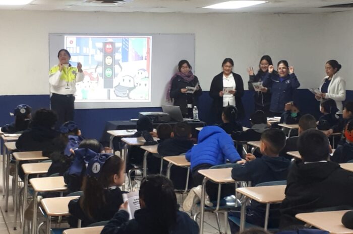 Gobierno de Nuevo Laredo concientiza a estudiantes sobre educación vial