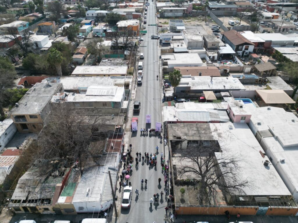 Fortalece Gobierno de Nuevo Laredo infraestructura sanitaria y vial en sector Centro de la ciudad