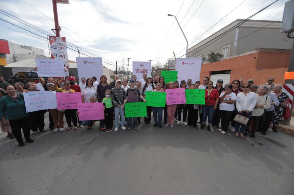 Fortalece Gobierno de Nuevo Laredo infraestructura sanitaria y vial en sector Centro de la ciudad