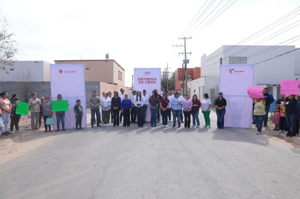 Fortalece Gobierno de Nuevo Laredo infraestructura sanitaria y vial en sector Centro de la ciudad