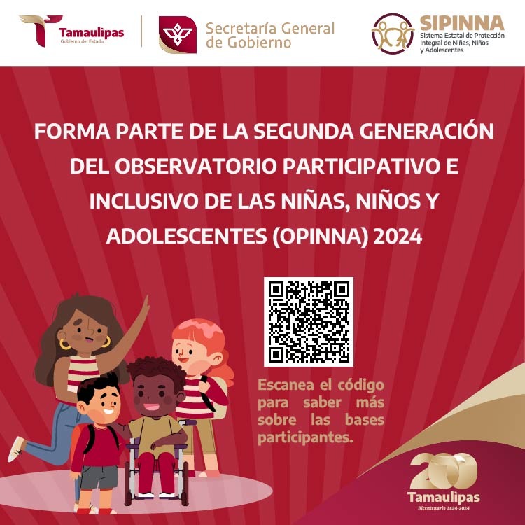 Invitan a niños y adolescentes a expresar ideas para el desarrollo de Tamaulipas