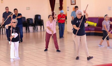 Mantiene DIF Nuevo Laredo abierta inscripciones a talleres de arte y deporte para adultos activos