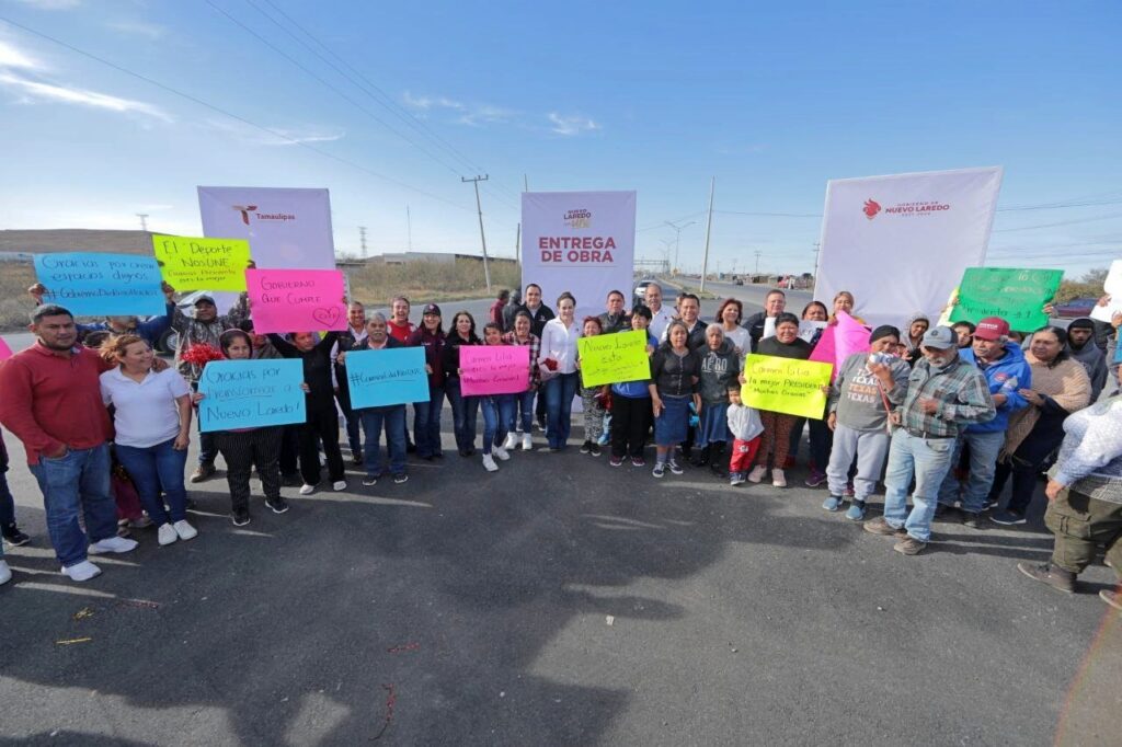 Destacan ciudadanos transformación de Nuevo Laredo con alcaldesa Carmen Lilia Canturosas