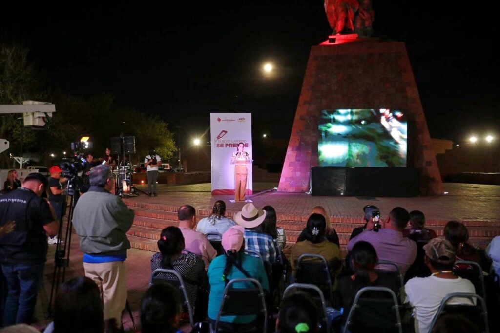 Arranca Carmen Lilia Canturosas tercera etapa de Nuevo Laredo se Prende; instalarán más de 4 mil luminarias