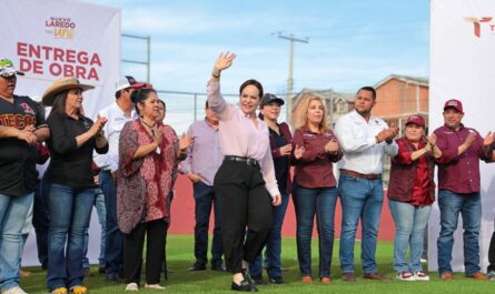 Entrega gobierno de Nuevo Laredo áreas de recreación en La Fe II y Nueva Era