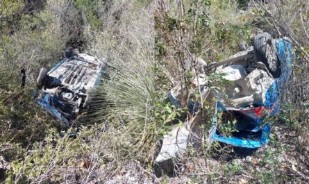 Vehículo se precipita a barranco en Bustamante, cobrando dos vidas