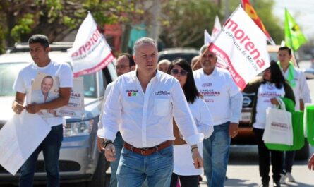 Respaldan a Carlos Canturosas vecinos del poniente de Nuevo Laredo