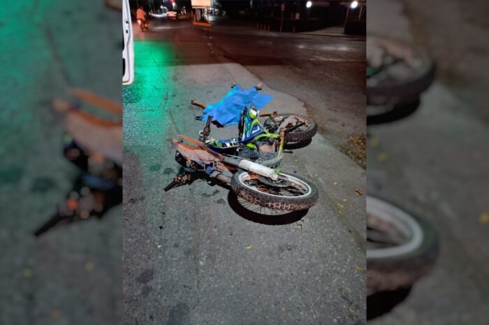 Se mata tras derrapar en su moto en El Mante