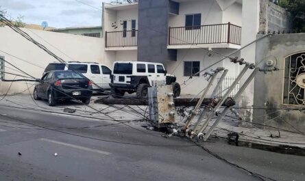 Accidente en Nuevo Laredo deja sin agua a varias colonias