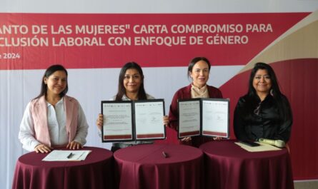 Firman carta compromiso Gobierno de Nuevo Laredo y estado para impulsar a mujeres en sector laboral