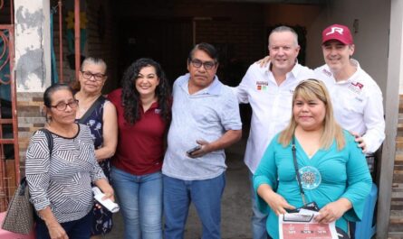 Va Carlos Canturosas y candidatos a senadores de Morena, PT y Verde por segundo piso de la 4T en Nuevo Laredo y Tamaulipas